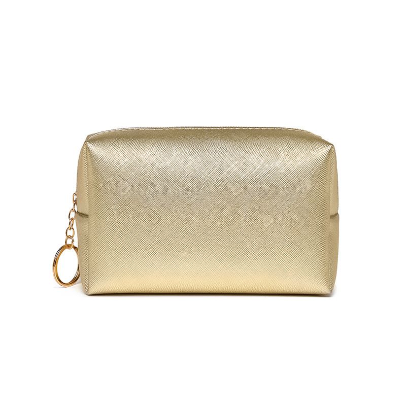 New Women's PU Handheld Portable Square Waterproof Cute Travel Toiletry Storage Bag_voghion.com