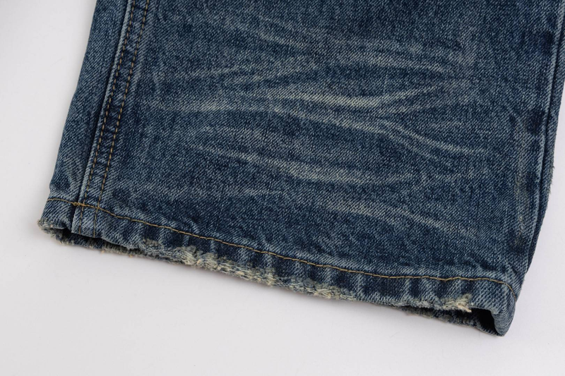Men's New Ripped Knife Cut Washed Jeans_voghion.com
