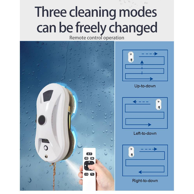 Intelligent Window Cleaning Robot Single Spray Automatic Remote Control Window Cleaning Machine HCR-11_voghion.com