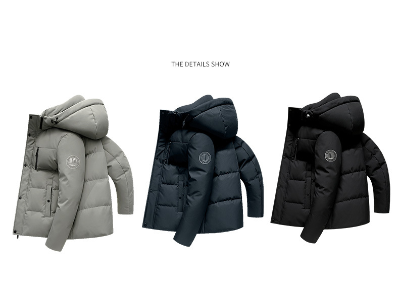 Hot New Standard Goose Down Men's Jacket With Detachable Hood, Men's New Standard Goose Down Business Jacket, Genuine Goose Down_voghion.com