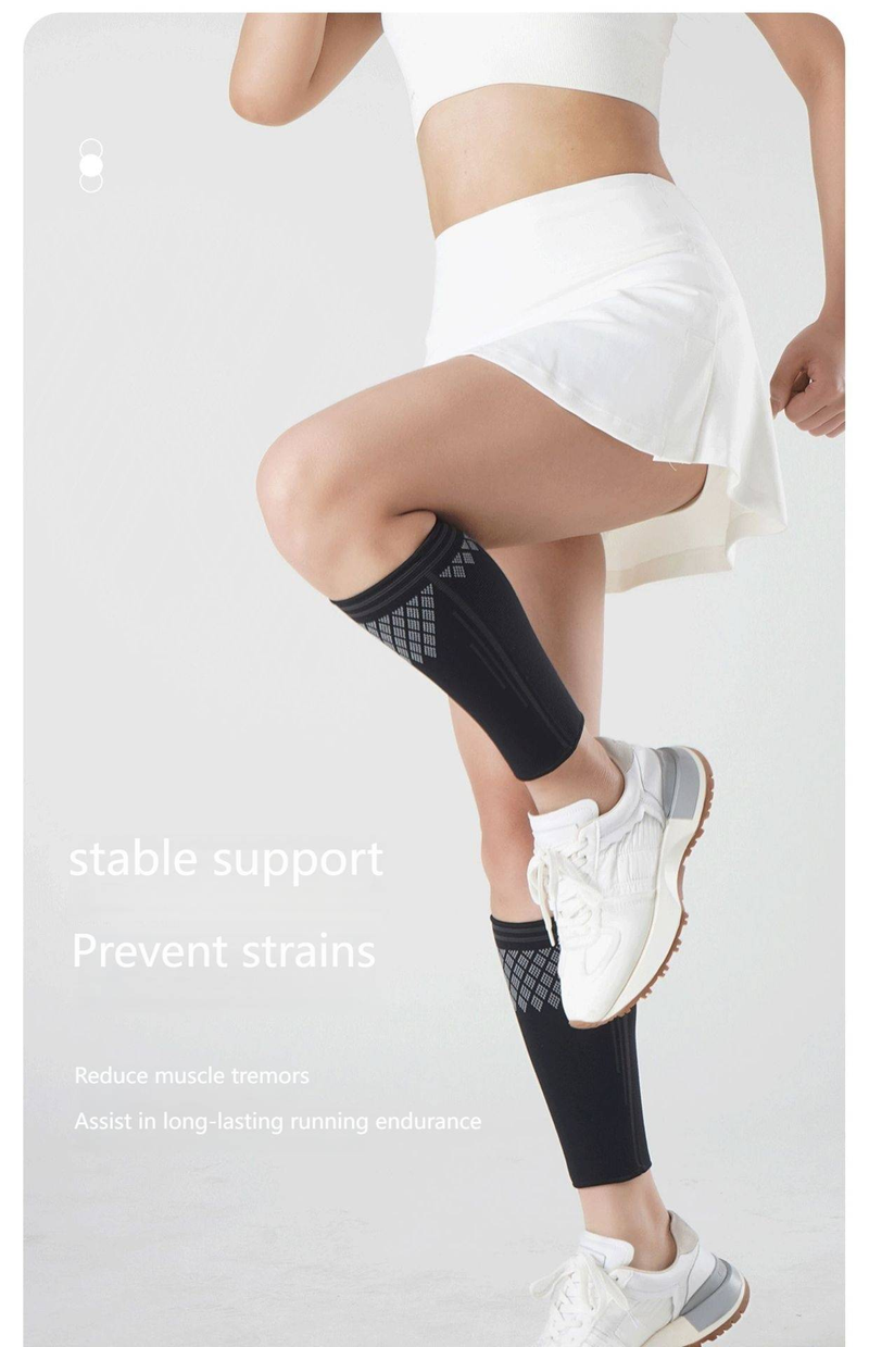 Sports Compression Calf Sleeves – Breathable & Lightweight Support For Running, Basketball, Football – Moisture-Wicking & Anti-Slip (Pair)_voghion.com