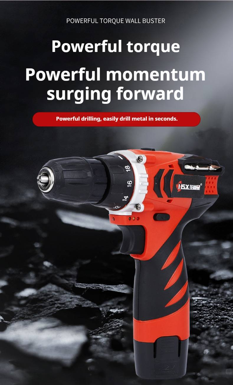 Cordless Lithium-Ion Drill With Multi-Speed Control & Reversible Function – Lightweight & Powerful For DIY & Professional Use_voghion.com