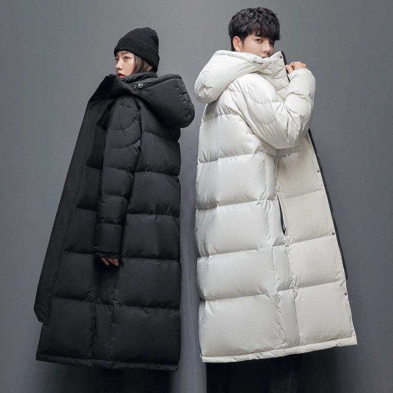 Premium-Unisex-Wintermantel – Slim-Fit-Pufferjacke im koreanischen Stil mit Stehkragen, dicker warmer Polyestermantel für Männer und Frauen_voghion.com