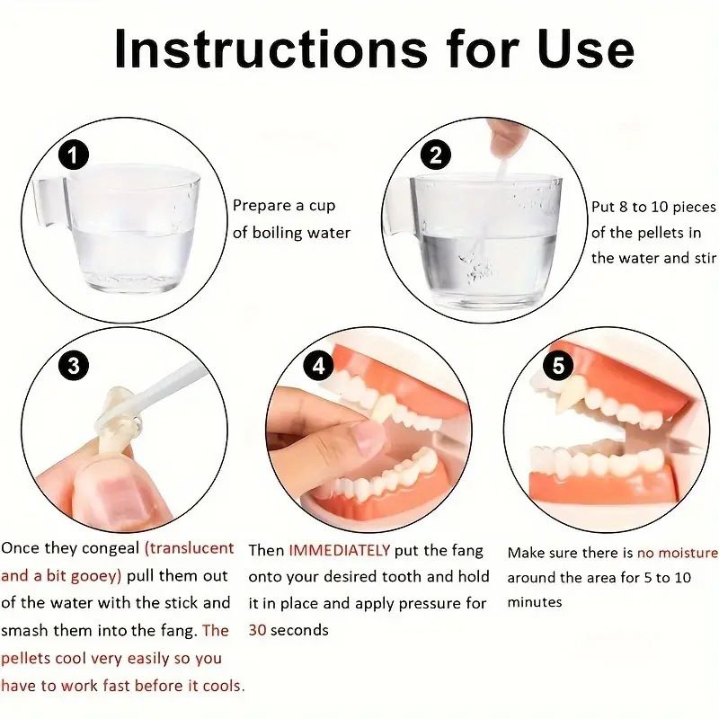 Dental Grill Spukhaus Maskerade Trick Requisiten Halloween Vampir Zombie Zahnersatz Simulation Zähne Requisiten_voghion.com