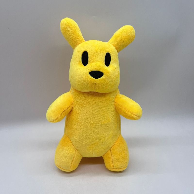 White World Slug Rain Cat Plush Toy Stuffed Animal Gift For Kids_voghion.com