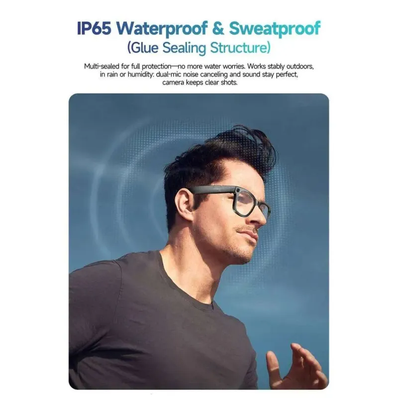 LIGE Upgrade Smart With Camera Video Recording AI Photo Recognition Bluetooth Call Translation Voice Assistant Glasses_voghion.com