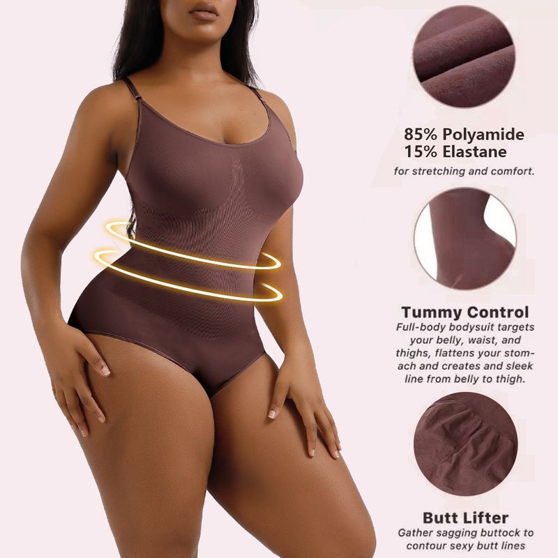 Nahtlose Shapewear für die postpartale Hüftstraffung in Übergröße, Damenkorsett, Ganzkörperschlinge, Bauchstraffung, Bodysuit_voghion.com
