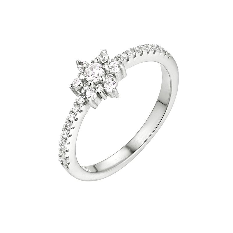 Sterling Sier bijoux zircone empilable Mosang diamant paire anneaux hommes femmes amoureux bague de fiançailles de mariage_voghion.com