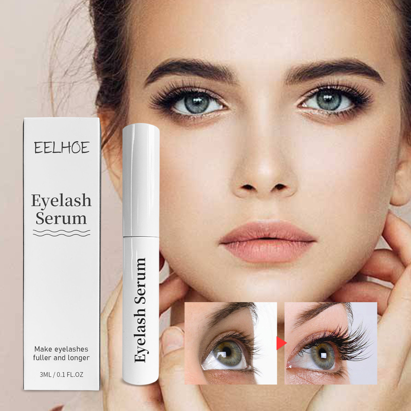 EELHOE eyelash solution naturally beautiful, curly curly, with a thick slender black color that is gentle and not easily_voghion.com