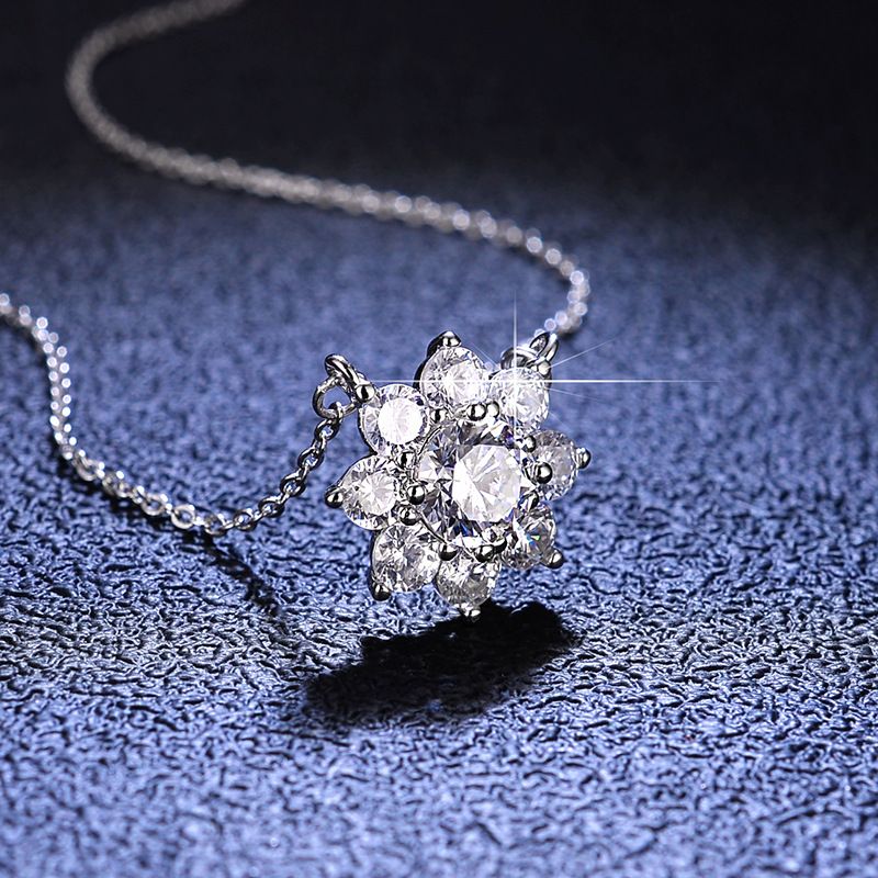 Tancise Luxus-Persönlichkeits-Silber-Moissanit-Anhänger-Halskette für Damen, klassisches Tide-Party-Geschenk_voghion.com