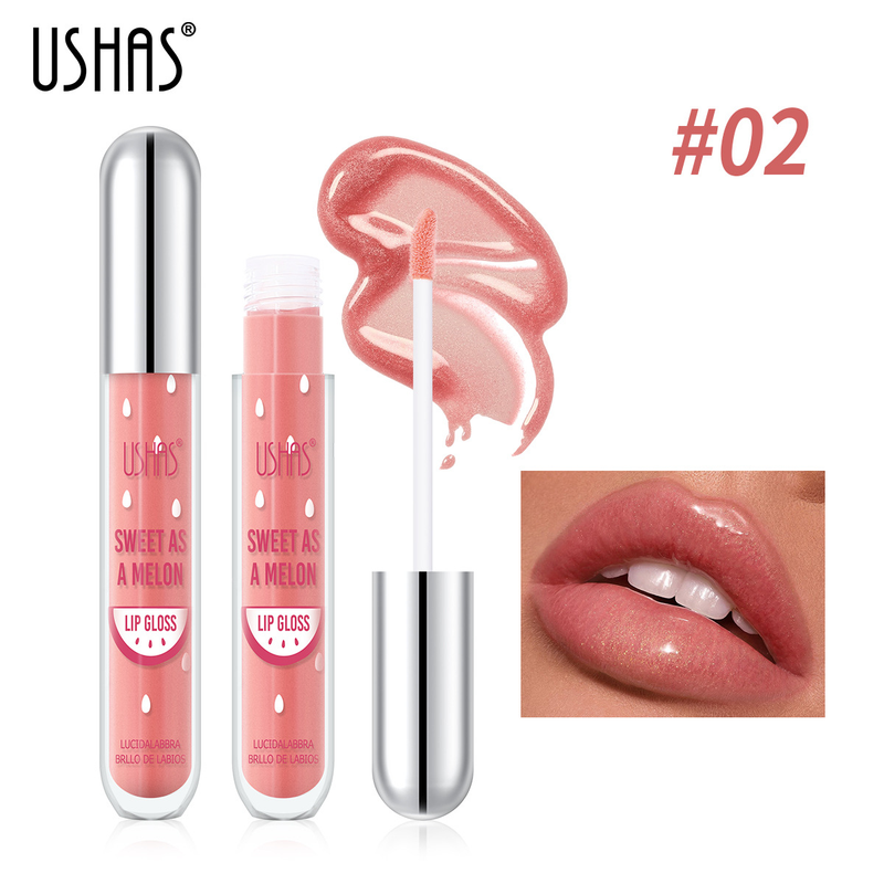 USHAS Moisturizing Lip Oil 12 Color Pearl Shining New Product Brightens Up_voghion.com