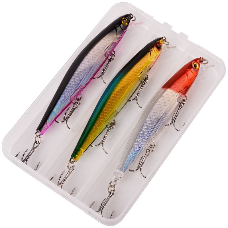 Leurre bionique en plastique pour ménés, appât de pêche longue distance, 12,6 g/11 cm, en boîte_voghion.com