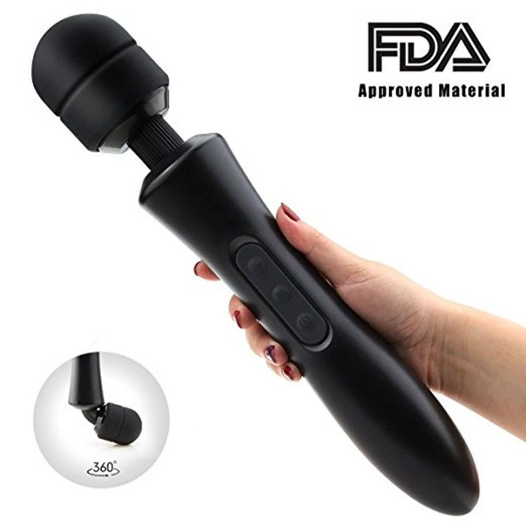 USB Opluedstatiounen Vibration Stick 20 Frequenz staark Äerdbiewen Ultra Large Vibration Massager_voghion.com