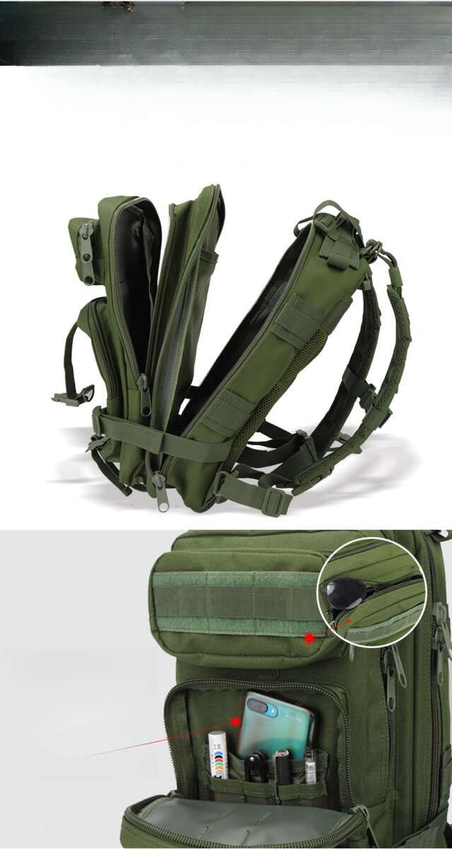 Sport utomhus kamouflageväska 26L taktisk ryggsäck 3P ryggsäck backpacker träningsutrustning campingryggsäck_voghion.com