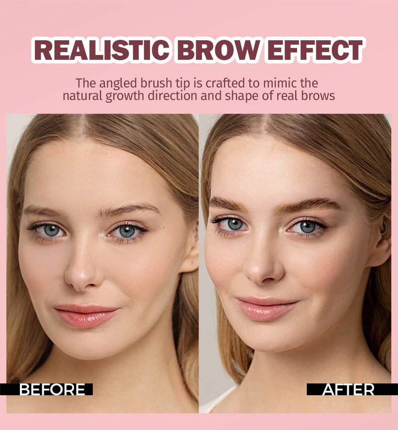 Brow Dye waterproof non-smudging big head brow brush long-lasting color does not remove makeup wild eyebrows_voghion.com