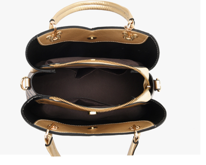 Damen Taschen Atmosphärische Mama Tasche Große Kapazität Einfache Handtasche Schulter Messenger Bag_voghion.com