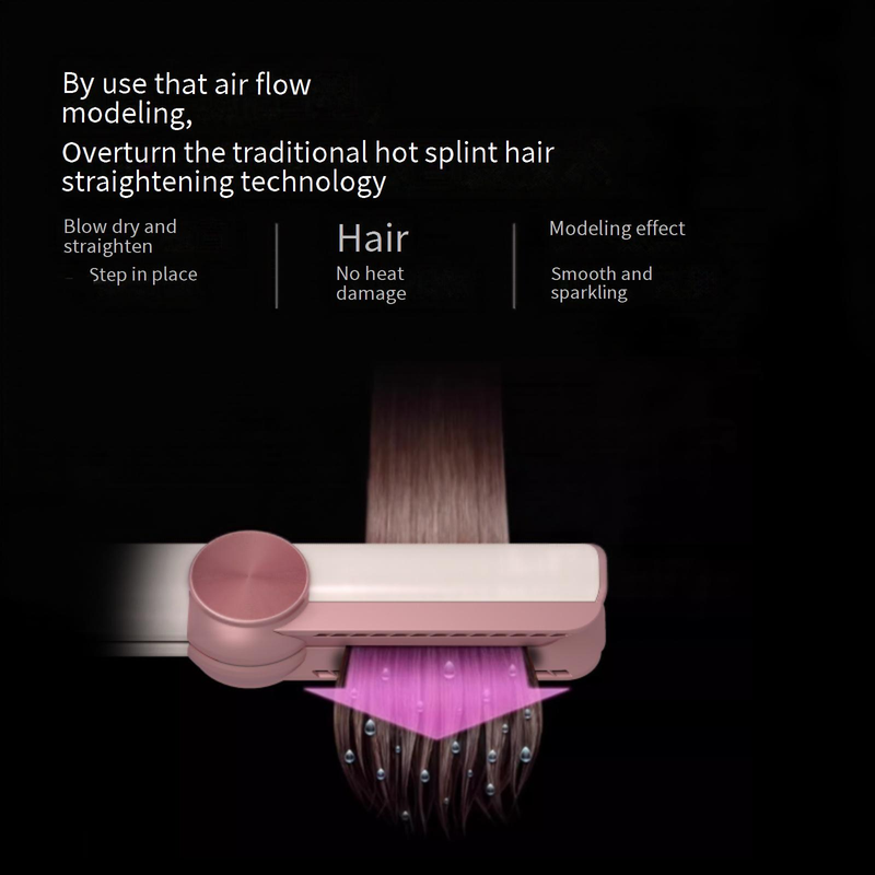 Ionic Hair Straightener & Curling Iron - Dual Voltage Styler For Wet/Dry Hair No Heat Damage & Frizz Control_voghion.com