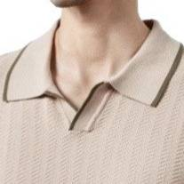 Polo d'été respirant pour homme – Haut en tricot léger et coloré (M-3XL, évacuation de l'humidité, coupe décontractée, lavable en machine)_voghion.com