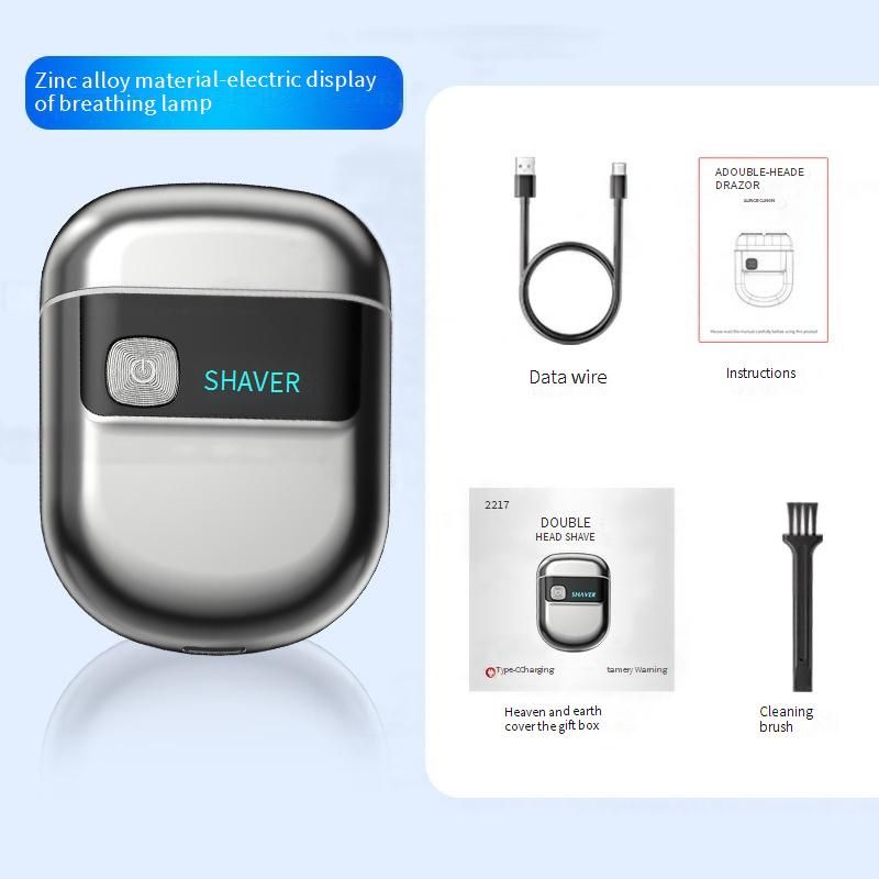 Rasoio rotante premium YEXIN con display LED, testine flottanti e tecnologia che segue la pelle per una rasatura fluida_voghion.com