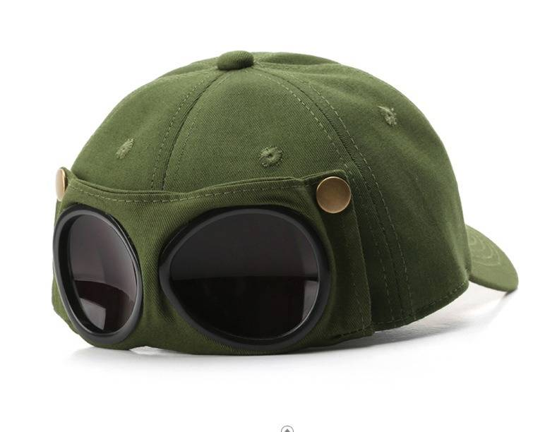 Cappello da pilota, tendenza, versione coreana di occhiali personalizzati, occhiali da sole da uomo, visiera parasole, primavera ed estate, berretto da baseball alla moda._voghion.com