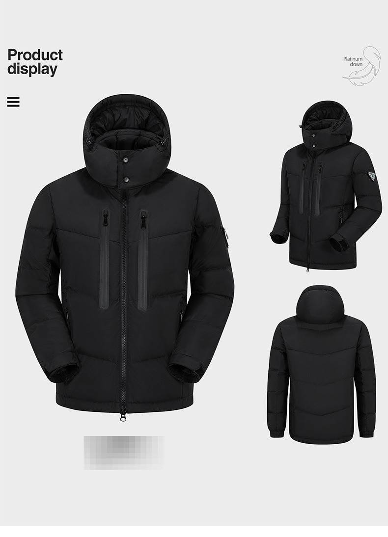 Men's & Women's High-Performance Ski Down Jacket – Windproof, Waterproof & Tear-Resistant Winter Parka With 900FP White Duck Down_voghion.com