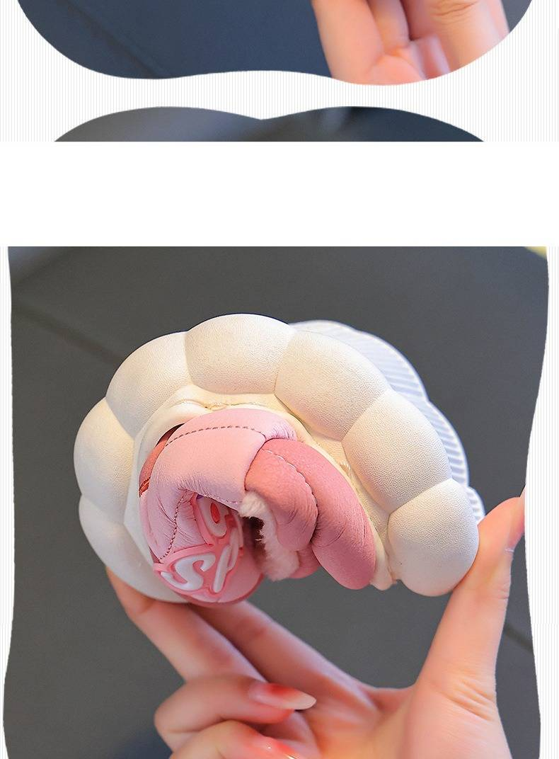 Kids Winter Slippers With Furry Lining – Waterproof Pu Leather House Shoes For Boys & Girls, Non-Slip Indoor/Outdoor Cozy Booties_voghion.com