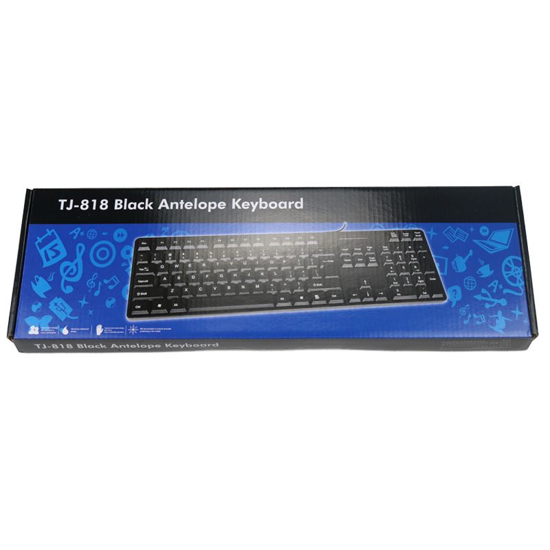 Clavier à l'ancienne pour ordinateur de bureau, port PS/2, filaire, tête ronde, interface circulaire, bureau, maison_voghion.com