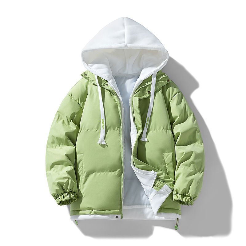 Men's Trendy 2024 New Winter Cotton Coat Plus Size Hooded Two-Piece Couple Puffer Jacket_voghion.com