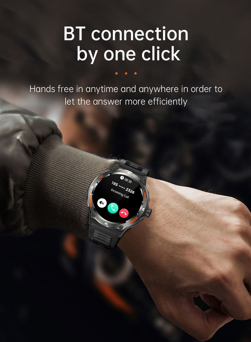 Akıllı Saat Erkekler 1.53 İnç Ultra HD Ekran 500 Mah Pil Bluetooth Çağrı Akıllı Saat Huawei Xiaomi GPS İzleme_voghion.com
