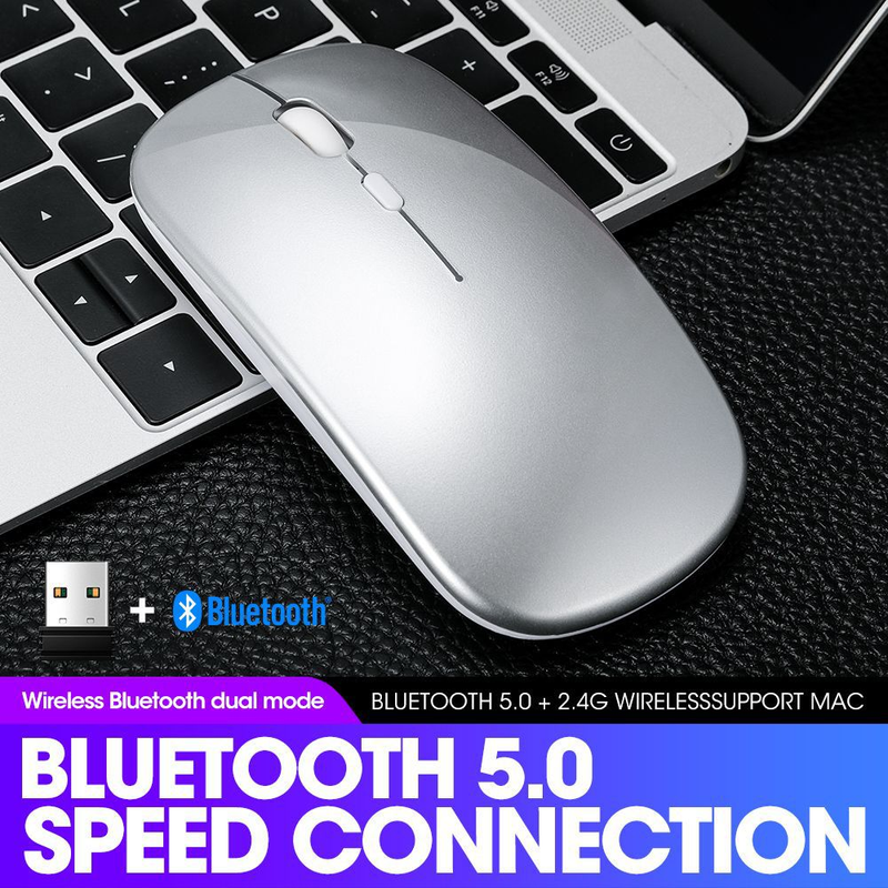 Charging Wireless Bluetooth USB Luminous Office Dual-mode Computer Mouse Factory Goods_voghion.com