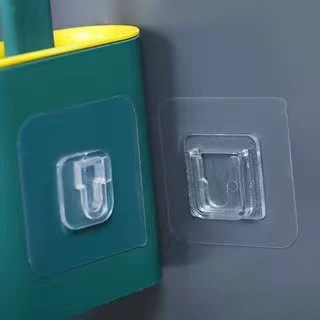 10 Paar doppelseitig klebende Wandhaken, Aufhänger, wasserdicht, transparent, mit Saugnapf, Aufbewahrungshaken für Küche und Badezimmer_voghion.com