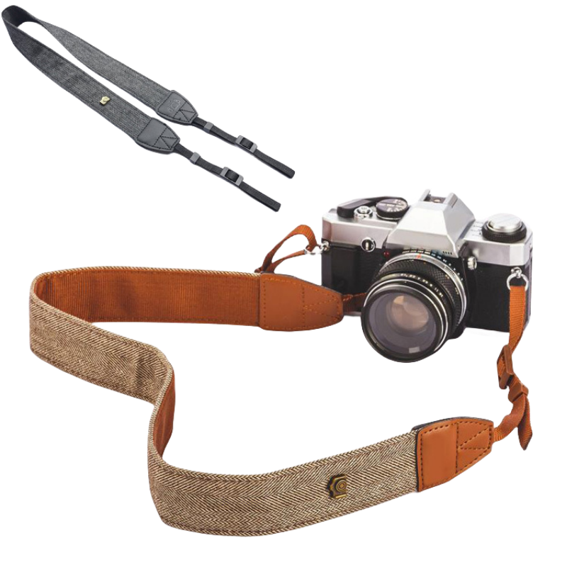 DSLR Digital Schulter-Halsgurt, tragbar, strapazierfähiges Baumwollgürtel-Zubehör für Nikon-, Canon-, Sony-Kameras und -Objektive_voghion.com