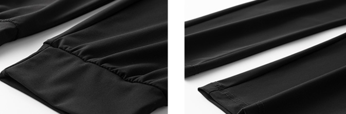 Herrenbekleidung aus Eisseide, lässig, locker, große Größe, schnelltrocknend, elastisch, atmungsaktiv, gerades Bein, geschlossen, Live-Übertragungsversorgung_voghion.com