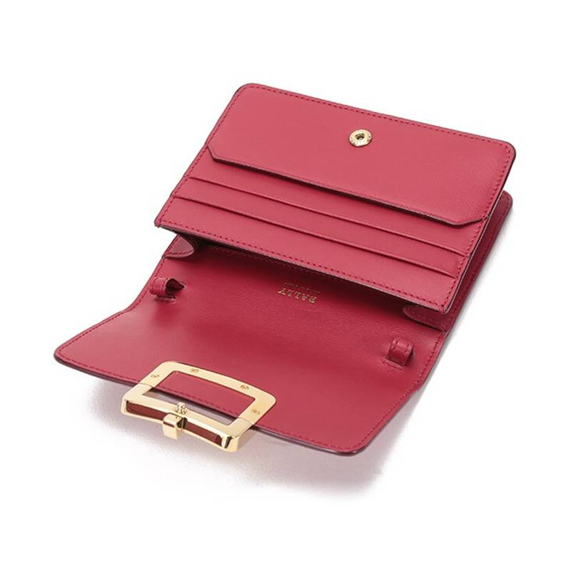 Bally Women's Red Classic Clutch JULYET W_voghion.com