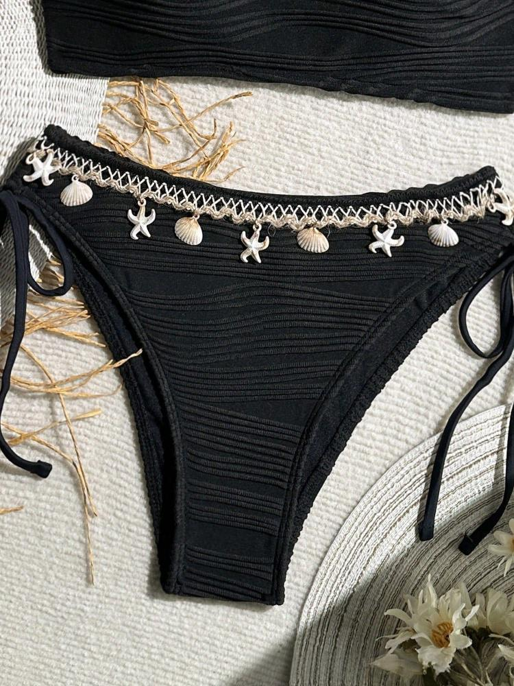 Damenbekleidung Neue Sexy Einfarbig Tube Top Shell Damen Strandurlaub Badeanzug Bikini_voghion.com