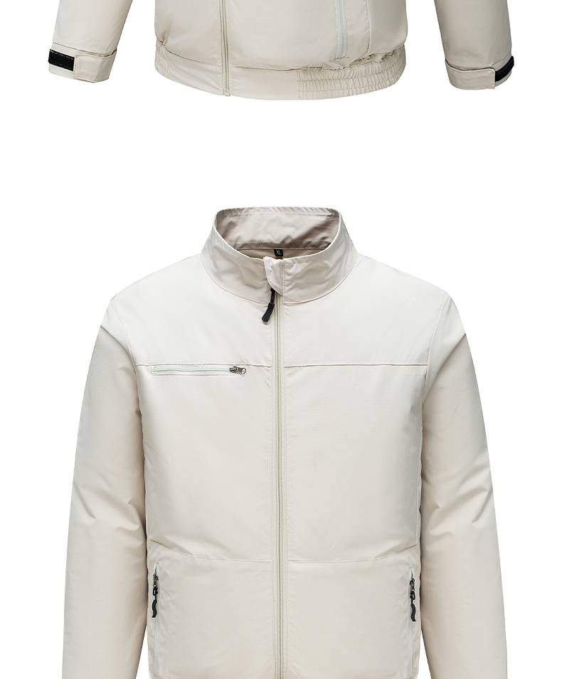 Kühlende Arbeitsjacke für Herren mit eingebautem Ventilator, wiederaufladbar, Sicherheitsarbeitskleidung für den Sommer zum Schweißen und Bauen – atmungsaktive Kleidung zum Wärmeabbau_voghion.com