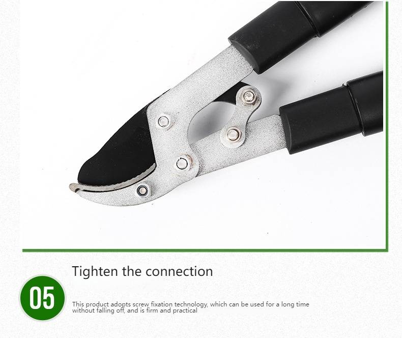 Professional Extendable Garden Pruner - Heavy Duty Branch Cutter With Aluminum Alloy Handle For Outdoor Trimming & Landscaping_voghion.com