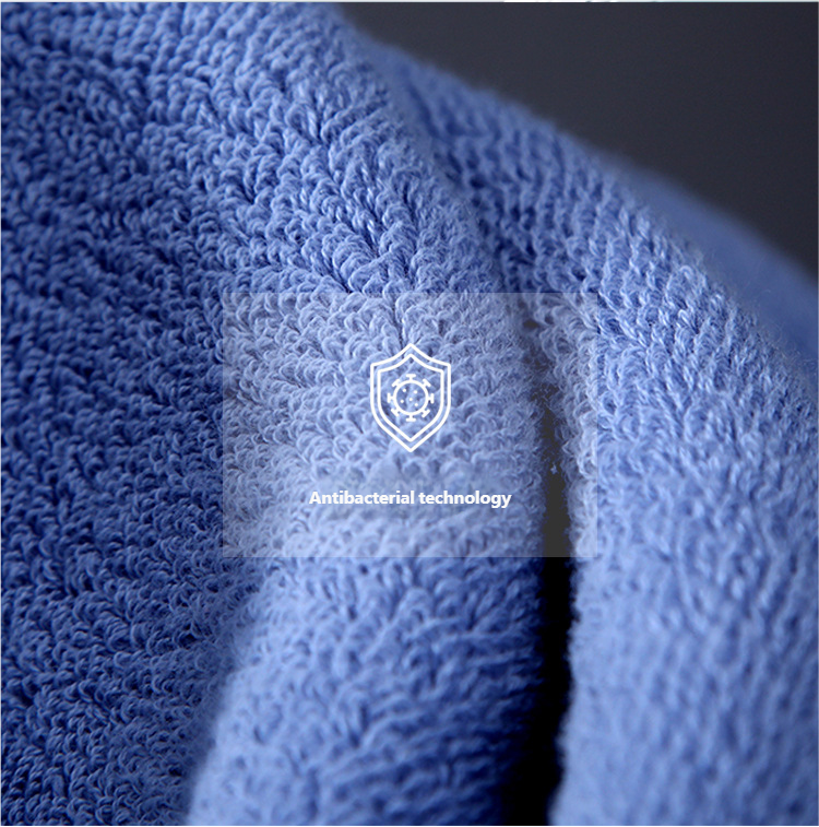 Full-Cotton Extra-Large 5A Antibacterial Bath Towel, Suitable For Hotels, Beauty Salons And Beaches_voghion.com