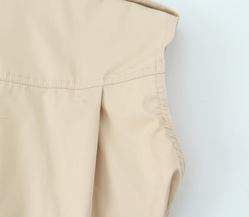 Fashion Suit For Women American Style Hot Girl Casual Turn-Down Collar Sleeveless Vest Jacket Bodycon Half Short Skirt_voghion.com