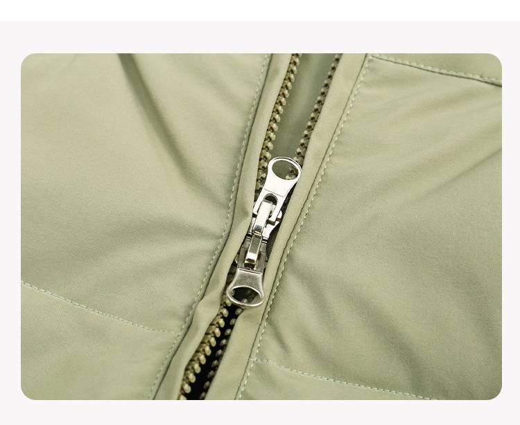 Set di piumini invernali premium per bambini - Tuta da neve calda in 2 pezzi per ragazzi e ragazze, morbido cappotto con cappuccio e bavaglino staccabile, imbottitura in piumino d'anatra bianca al 50%_voghion.com
