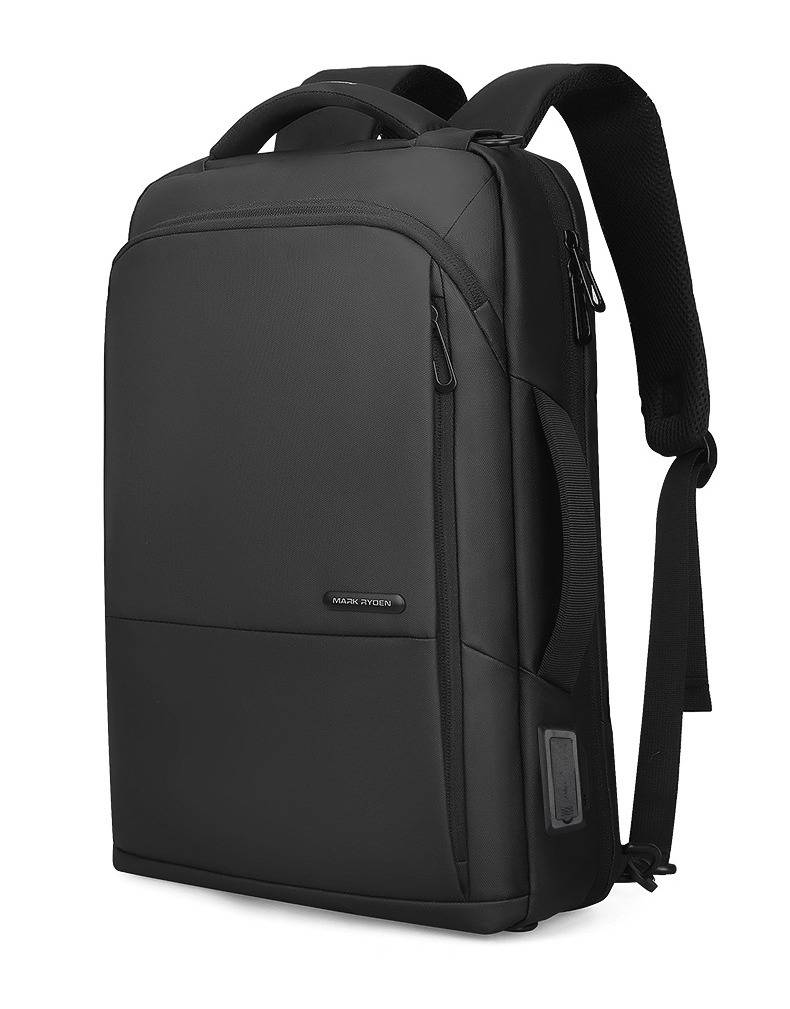 Zaino da lavoro premium, zaino per laptop di grande capacità con spallacci ergonomici, tessuto Oxford resistente all'acqua, design elegante e minimalista_voghion.com