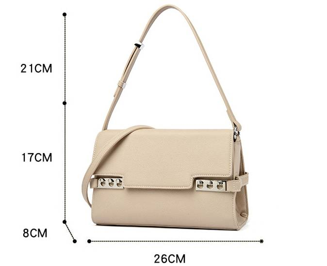 Women's Shoulder Bag Crossbody Purse With Magnetic Closure, Spacious Compartments For Daily Essentials, Lightweight PU Leather_voghion.com