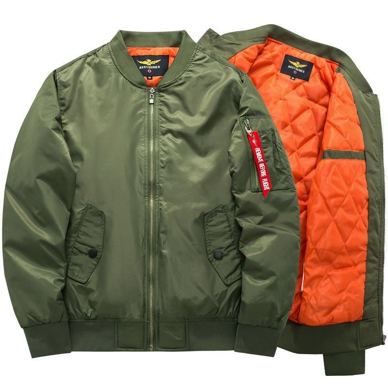 Herbst und Winter Mode Marke Pilot Jacke Baumwolle Männer verdickt Ins Baseball Mantel MA1_voghion.com