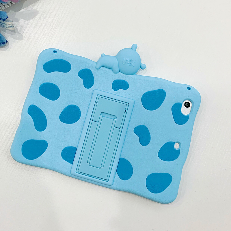 Θήκη Kawaii Bear Funda για iPad Air1/2 /Pro 9.7 /5η /6η Θήκη Παιδική θήκη σιλικόνης Κάλυμμα για αγόρια κορίτσια για iPad 9.7 2017/2018_voghion.com