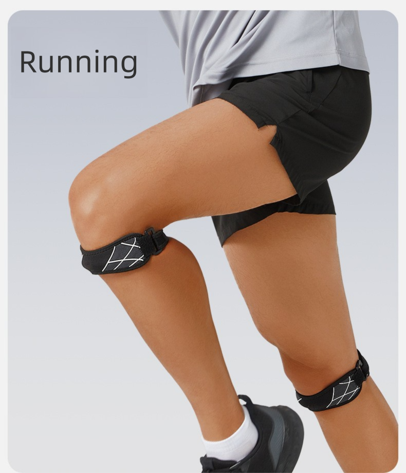 Sports Running Patella Strap Polyester Cycling Protective Fitness Knee Pads_voghion.com