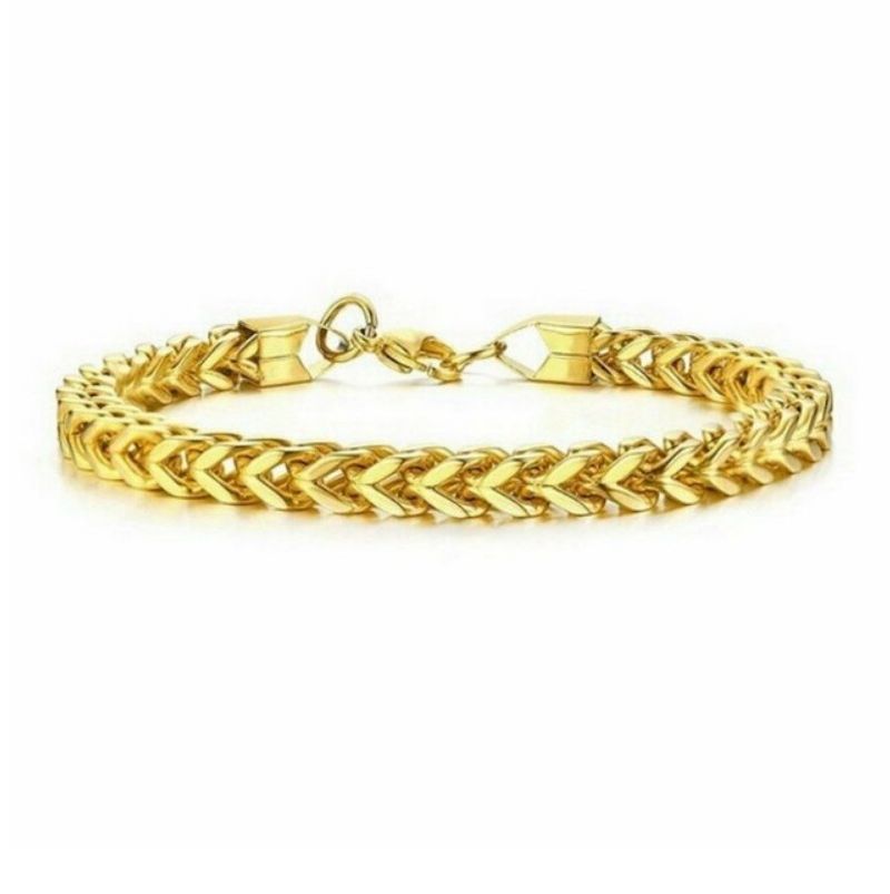 Neues Herrenarmband aus Edelstahl, Schmuck, personalisierte Geschenke, dreifarbiges optionales personalisiertes Bettelarmband für Herren_voghion.com