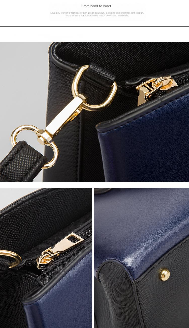 Borse Donna New Fashion Contrasto di colore Combo Set di quattro pezzi Borsa a tracolla Messenger Clutch_voghion.com