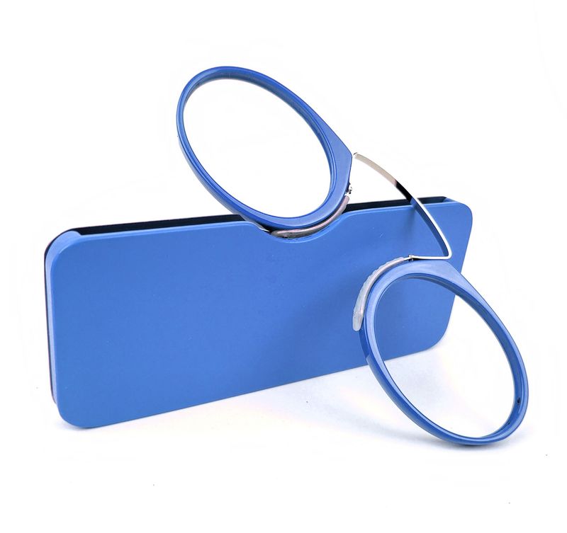 TR90 Clip-on Nose Reading Mini No Temple Glasses Compact Ultra-light Tortoiseshell Color_voghion.com