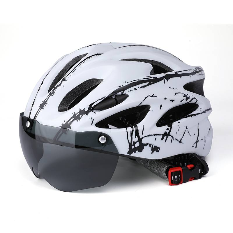 Casque d'équitation de style extraterrestre cool forme intégrée casque de vélo de route de montagne pour hommes et femmes équipement d'équitation magnétique_voghion.com