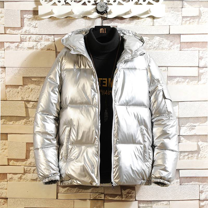 Herrenbekleidung Neue Kapuzenjacke aus Seidenbaumwolle Verdickte Winterjacke aus verdickter Baumwolle Modische, warme, glänzende Baumwolljacke für Herren_voghion.com
